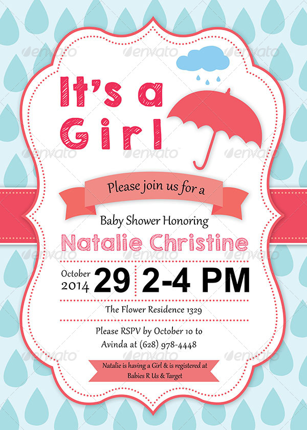 Baby Shower Template - Vol. 2 by avindaputri | GraphicRiver